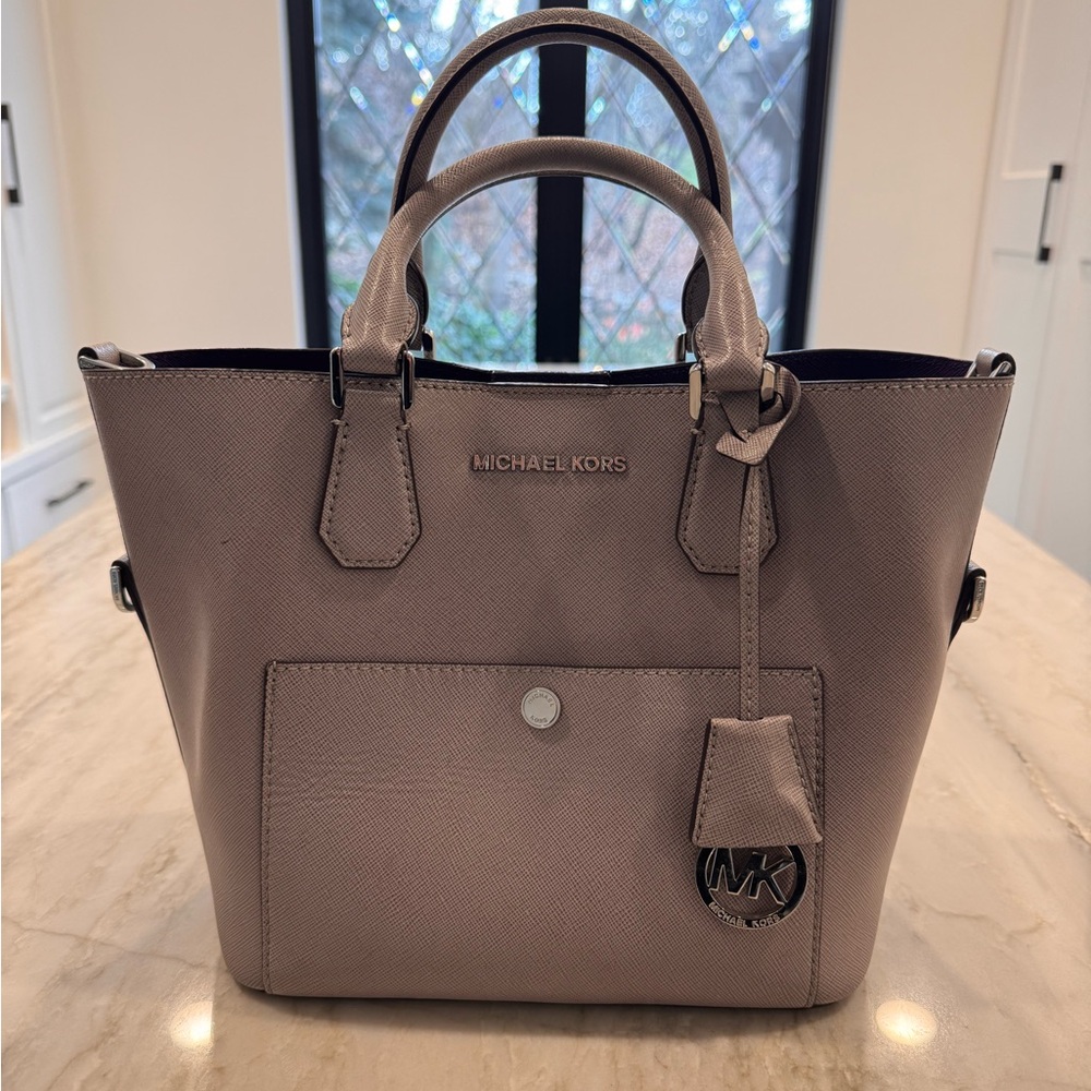 Michael Kors Taupe Tote Bag